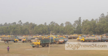 কুড়িগ্রামে পিকনিক স্পটের স্থানে ট্রাকস্ট্যান্ড