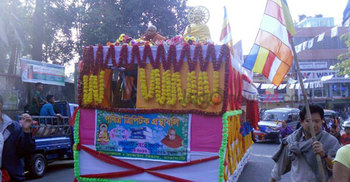 রাজবন বিহারে পাঁচ দিনব্যাপি ধর্মীয় উৎসব শুরু