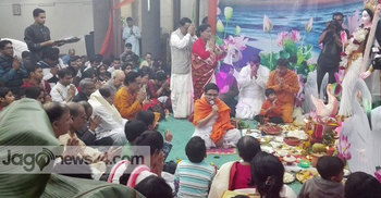 সরস্বতী পূজা উদযাপন করলেন প্রধান বিচারপতি