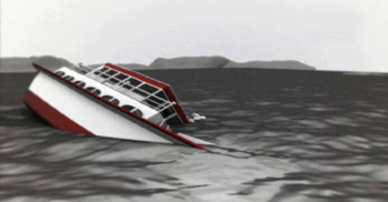 মংলায় কার্গোর আঘাতে ফেরি ট্রলার ডুবি : আহত ২