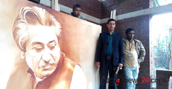 বঙ্গবন্ধুর সমাধিতে নতুন প্রতিকৃতি 