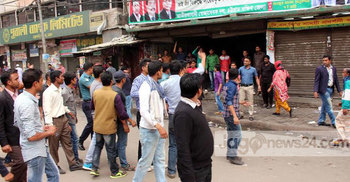 ছাত্রদলের পাল্টাপাল্টি অবস্থানে থমথমে নয়াপল্টন 