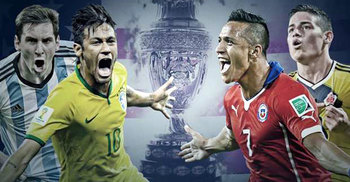 কোপার গ্রুপ পর্বে মুখোমুখি আর্জেন্টিনা-চিলি