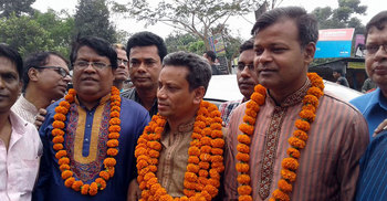 গোপালগঞ্জে ডিইউজে সভাপতি শাবান মাহমুদকে সংবর্ধনা