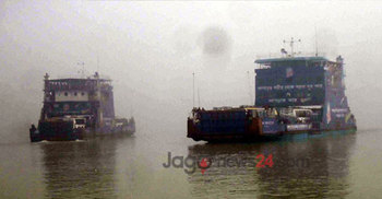 পাটুরিয়া-দৌলতদিয়ায় ফেরি চলাচল বিঘ্নিত