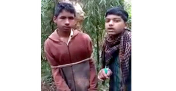 এবার নবীগঞ্জে পত্রিকার শিশু হকারকে গাছে বেঁধে নির্যাতন