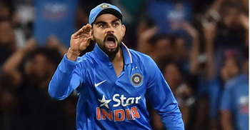 আম্পায়ারের সিদ্ধান্তে উষ্মা : কোহলির জরিমানা