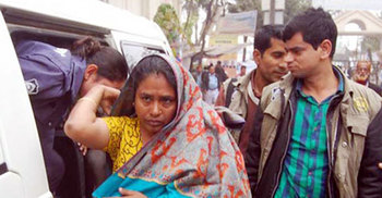 না.গঞ্জে ৫ খুন : নাজমা রিমান্ড শেষে জেল হাজতে