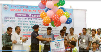 বাগেরহাটে ফুটবল লিগের জমকালো উদ্বোধন