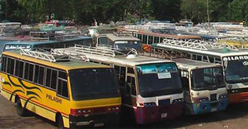 নাটোর-রাজশাহী রুটে বাস চলাচল বন্ধ