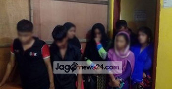 হোটেল জলসিঁড়ি থেকে খদ্দেরসহ আটক ৭ 