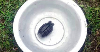 পুকুর থেকে গ্রেনেড উদ্ধার