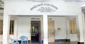 স্কুলে শহীদ মিনার নির্মাণে ইউপি সদস্যের বাঁধা