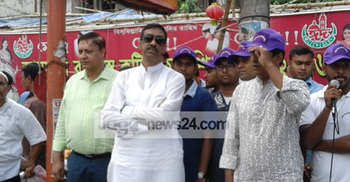 যানজট নিরসনে আবারো রাস্তায় শামীম ওসমান