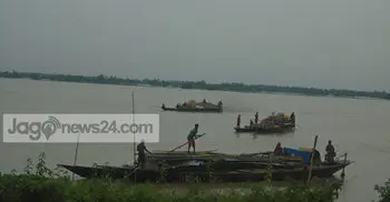 পদ্মার পানি বিপৎসীমার উপরে : নিম্নাঞ্চল প্লাবিত