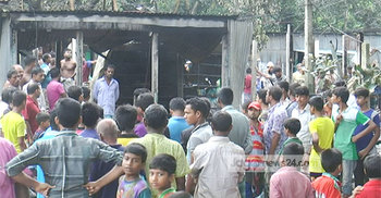 টাঙ্গাইলে অগ্নিকাণ্ডে ১০ দোকান ভস্মীভূত