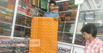 কদর বেড়েছে টাঙ্গাইলের জামদানির 