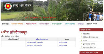 ভুলে ভরা ফরিদগঞ্জের ১৫ ইউনিয়নের ওয়েবসাইট