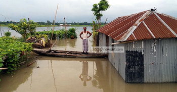 কুড়িগ্রামে বানভাসি মানুষের খাদ্য ও বিশুদ্ধ পানির সংকট