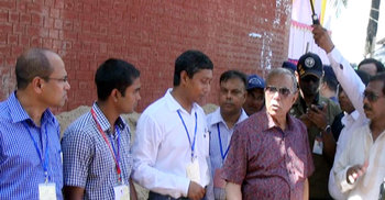 মিঠামইনে বিভিন্ন উন্নয়নমূলক কাজ পরিদর্শন করলেন রাষ্ট্রপতি