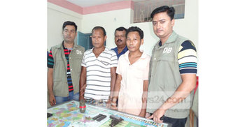 শেরপুরে অস্ত্রসহ গ্রেফতার দুজন রিমান্ডে