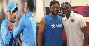 ধোনি-ব্রাভোর বন্ধুত্ব