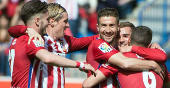 বার্সার সাথে ব্যবধান কমালো অ্যাটলেটিকো 