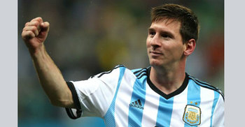 আর্জেন্টিনার জয়ের দিনে মেসির অর্ধশতক