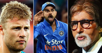 কোহলি ইস্যুতে অমিতাভ-ফ্লিনটফের টুইট যুদ্ধ 