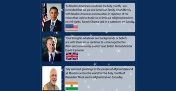 World leaders send Ramadan greetings to all Muslim communities