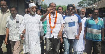 বিনা প্রতিদ্বন্দ্বিতায় মেয়র হলেন আ.লীগ নেতা