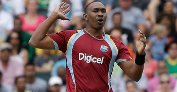 Dwayne Bravo dances after CPL T20 win 