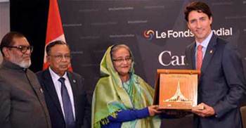 PM confers ‘Bangladesh Liberation War Honour’ on Pierre Trudeau