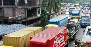 Gridlock on Dhaka-Chittagong highway  