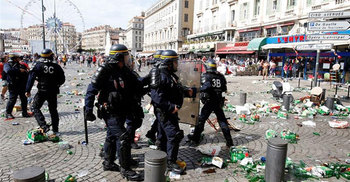 Euro 2016 violence spreads to second French city