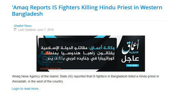 IS claims it behind Hindu priest murder