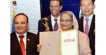 Joy gets ICT Development Award in USA