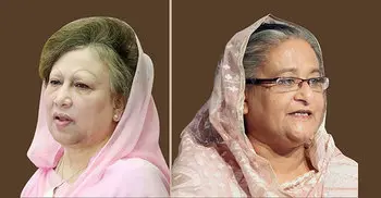 Khaleda greets Hasina for Eid