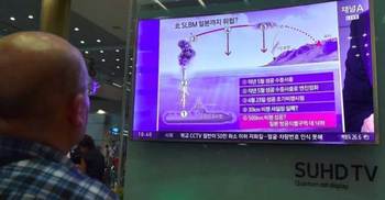 North Korea submarine fires ballistic missile