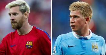 Kevin De Bruyne just behind Messi: Guardiola