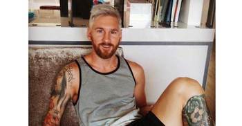 Messi unveils a new haircut