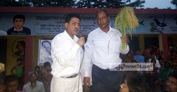 ঠাকুরগাঁওয়ে বিএনপি প্রার্থীদের জনসভায় মির্জা ফখরুলের ভাই