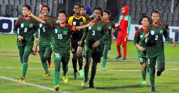 Bangladesh maul Kyrgyzstan 10-0 in AFC U-19 Women’s Football 
