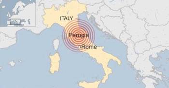 Earthquake strikes central Italy