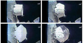 NASA successfully deploys space station’s inflatable room 