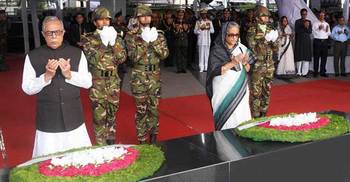 President, PM pay homage to Bangabandhu
