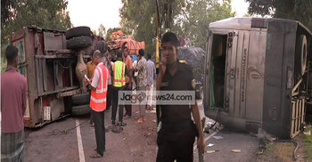 Sirajganj road crash kills 4