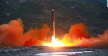 North Korea says missile could carry large nuclear warhead