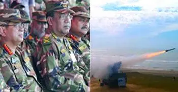 Army test-fires anti-aircraft missile