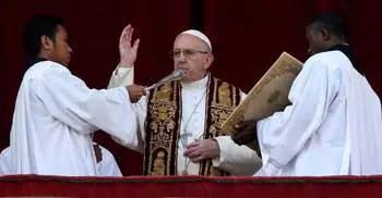 Pope urges end to Syria fighting